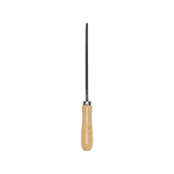 Напильник круглый KRANZ 150 мм, деревянная ручка