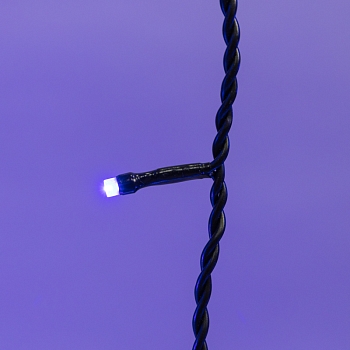 Гирлянда светодиодная Занавес 2х3м 760 LED СИНИЙ черный ПВХ IP54 постоянное свечение 230В соединяется NEON-NIGHT шнур в комплекте