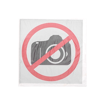 Наклейка запрещающий знак "Фотосъемка запрещена" 150*150 мм REXANT