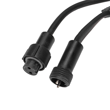 Гирлянда светодиодная Занавес 2х3м 760 LED БЕЛЫЙ черный КАУЧУК IP67 постоянное свечение 230В блок в комплекте NEON-NIGHT