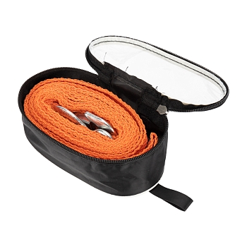 Трос буксировочный 2,5т, 5м, с двумя крюками, в чехле REXANT