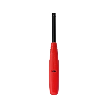 Бытовая газовая пьезозажигалка с классическим пламенем многоразовая (1 шт.) красная  СК-306  СОКОЛ