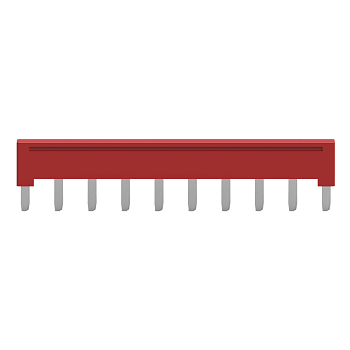 Перемычка для клемм СМК 222-621D 6 мм² 10PIN REXANT