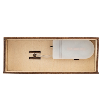 Деревянная фигурка с подсветкой Снеговик 18 см NEON-NIGHT