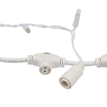 Гирлянда светодиодная Занавес 2х1,5м 360 LED ЖЕЛТЫЙ белый ПВХ IP65 постоянное свечение 230В блок в комплекте NEON-NIGHT