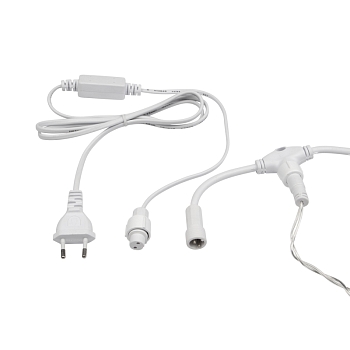 Гирлянда светодиодная Занавес 2х1,5м 192 LED МУЛЬТИКОЛОР прозрачный ПВХ IP65 постоянное свечение 230В блок в комплекте NEON-NIGHT