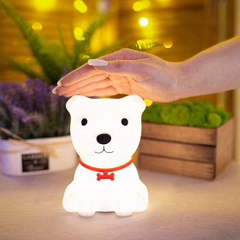 Силиконовый ночник Щенок