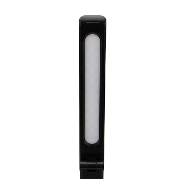 Светильник настольный REXANT Click Skin на основании, LED, 7 Вт 2700-6500 К, диммируемый 3 ступени, заряжаемый (автономный режим 3 часа), корпус с эффектом тиснения кожи