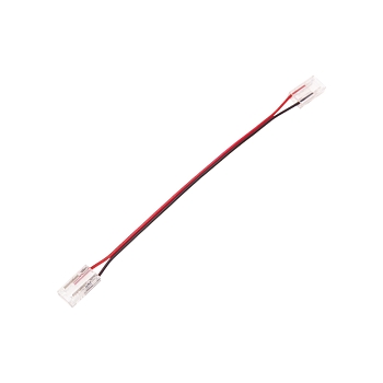 Коннектор I-образный гибкий удлиненный для одноцветной светодиодной ленты COB 8мм REXANT