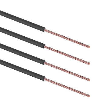 Набор автопровода «Ассорти» 0,50х5м/0,75х5м/1,50х3м/2,50х2м, цвет провода черный REXANT