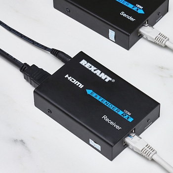 HDMI удлинитель по витой паре RJ-45(8P8C) до 120м (1080p) REXANT