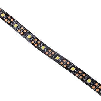 Лента светодиодная 5В, SMD2835, 4,8Вт/м, 60 LED/м, 2700K, 8мм, 2м, с USB коннектором, черная, IP20 LAMPER