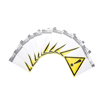 Наклейка знак безопасности «Внимание. Опасность» 150х150х150 мм REXANT