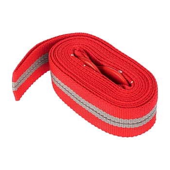 Трос буксировочный со светоотражающей лентой, 5т, 4м, с двумя крюками, в чехле REXANT