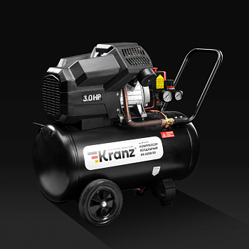 Компрессор воздушный KR-2200/50, 2200Вт, 400 л/мин, 50л KRANZ