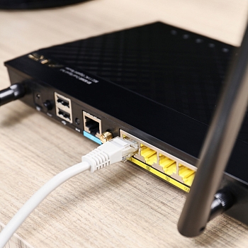 Шнур коммутационный, патч-корд U/UTP RJ45-RJ45, CAT 5e, PVC, серый, 25м REXANT