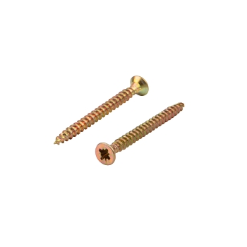 Саморез универсальный 3,0х35 мм, желтый цинк, пакет (800 шт/уп) KRANZ