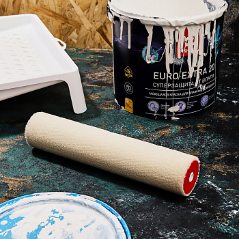 Ролик (сменный) велюр, ворс  5 мм, ширина ролика 240 мм,  Ø 42 мм, бюгель 8 мм серия «Мастер» REXANT