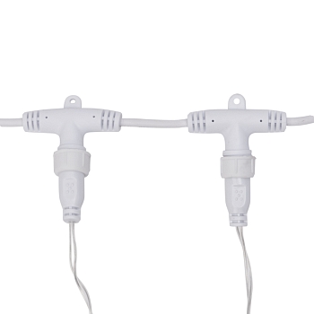 Гирлянда светодиодная Занавес 2х3м 600 LED БЕЛЫЙ прозрачный ПВХ IP65 постоянное свечение 230В нужен блок 303-500-1 NEON-NIGHT