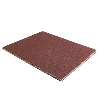 Шкурки шлифовальные в листах на тканевой основе, водостойкие 230х280мм, Р80 (10 шт/уп) KRANZ