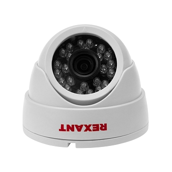 Купольная камера AHD 2.0Мп Full HD 1920x1080 (1080P), объектив 2.8мм, ИК до 30м REXANT