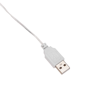 Гирлянда светодиодная Карамельки 1,5 м, 10 LED, прозрачный ПВХ, теплый белый, питание USB NEON-NIGHT