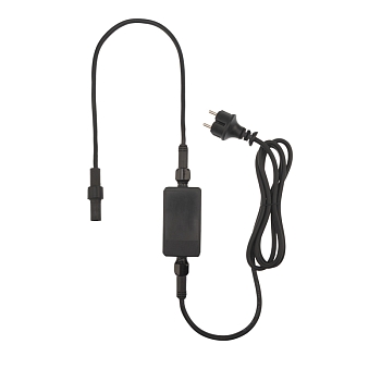 Гирлянда светодиодная Занавес 2х1,5м 360 LED ЗЕЛЕНЫЙ черный КАУЧУК IP67 постоянное свечение 230В блок в комплекте NEON-NIGHT