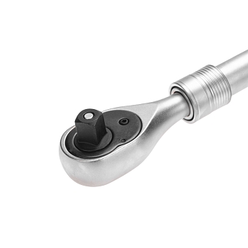 Ключ телескопический трещоточный 1/2, 330-460мм, CrV, двухкомпонентная рукоятка KRANZ