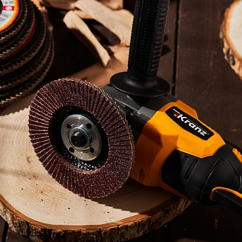 Круг лепестковый торцевой, P60, 115х22,2мм KRANZ