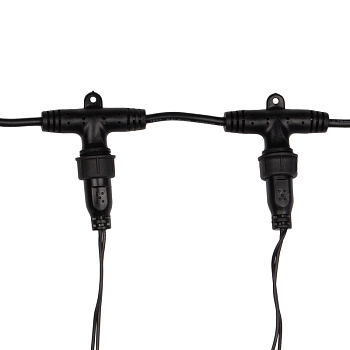 Гирлянда светодиодная Занавес 2х3м 600 LED БЕЛЫЙ черный ПВХ IP65 эффект мерцания 230В нужен блок 303-500 NEON-NIGHT