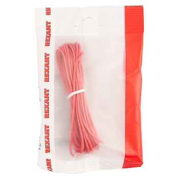 Провод автомобильный ПГВА/ПВАМ 1х0,50мм, красный, мини-бухта 5м REXANT