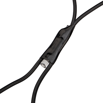 Гирлянда светодиодная Сеть 1х1,5м 160 LED БЕЛЫЙ черный ПВХ IP65 свечение с динамикой 230В блок в комплекте NEON-NIGHT