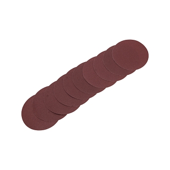 Диск абразивный на ворсовой основе, на липучке, без отверстий, P220, 125мм, 10 шт. KRANZ