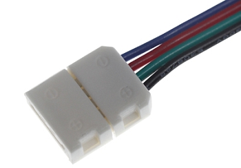 Коннектор соединительный (2 разъема) для RGB светодиодных лент шириной 10 мм, длина 21 см LAMPER