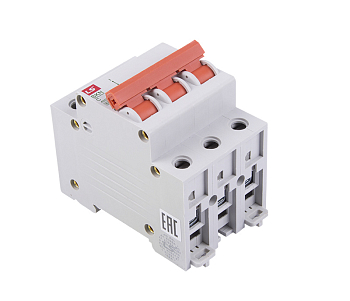 Автоматический выключатель BKN 3P C10A, тип C, 3 полюса, 6кА, 240/415В, номинальный ток 10A