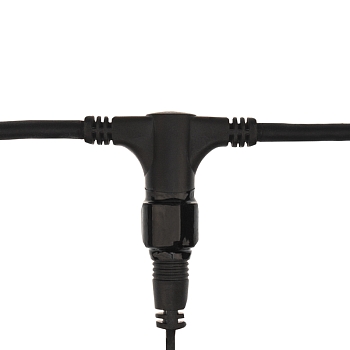 Гирлянда светодиодная Занавес 2х1,5м 360 LED КРАСНЫЙ черный КАУЧУК IP67 постоянное свечение 230В блок в комплекте NEON-NIGHT