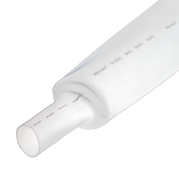 Трубка термоусаживаемая ТУТ нг 35,0/17,5мм, белая, упаковка 10 шт. по 1м REXANT