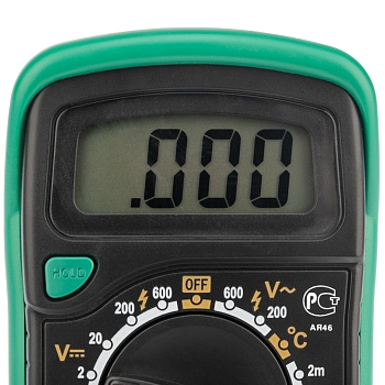 Портативный мультиметр MAS838 в кожухе с прозвонкой и измерением температуры MASTECH