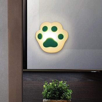 Силиконовый ночник Кошачья лапа бирюзовый NEON-NIGHT