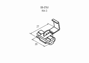 Ответвитель питания 0.5-1.0 мм² (ОВ-1/ЗПО-1 0,5-1,5) красный REXANT