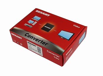 Конвертер VGA + Стерео 3,5мм на HDMI, металл REXANT