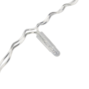 Гирлянда светодиодная Занавес 2х1,5м 192 LED ТЕПЛЫЙ БЕЛЫЙ прозрачный ПВХ IP65 эффект мерцания 230В нужен блок 303-500-1 NEON-NIGHT