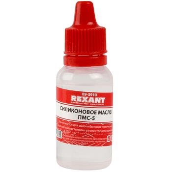 Силиконовое масло, ПМС-5 (Полиметилсилоксан), 15мл, носик-капельница REXANT