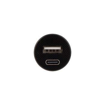 Автомобильное зарядное устройство c двумя портами USB-A+Type-С 12Вт REXANT