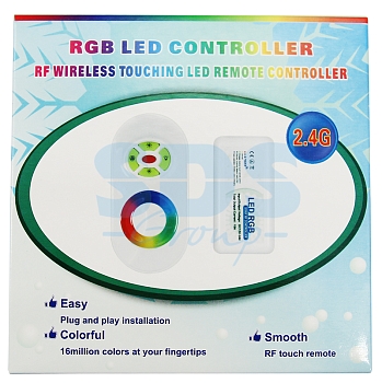 LED RGB контроллер 2.4G (полусенсорное управление) LAMPER