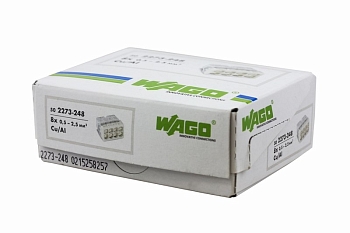 2273-248 Экспресс-клемма с пастой 8-проводная до 2,5 мм², (50 шт./уп.) WAGO