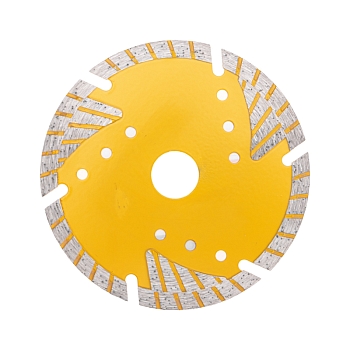 Диск алмазный отрезной Turbo сегментный с защитными секторами, 125х22,2x10мм KRANZ