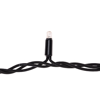 Гирлянда светодиодная Нить 20м 200 LED МУЛЬТИКОЛОР черный каучук IP67 постоянное свечение 230В соединяется нужен блок 315-000 NEON-NIGHT