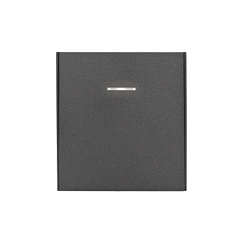 Выключатель STRONG 1 кл с подсветкой 10А с/у графит KRANZ