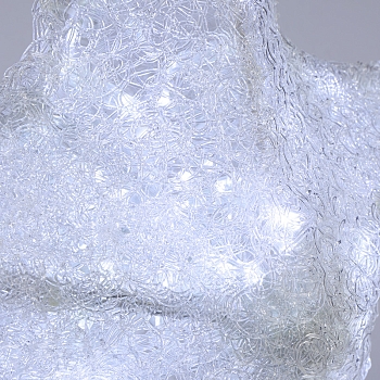 Акриловая светодиодная фигура Звезда 50см, со съемной трубой и кольцом для подвеса,160 светодиодов, белая NEON-NIGHT